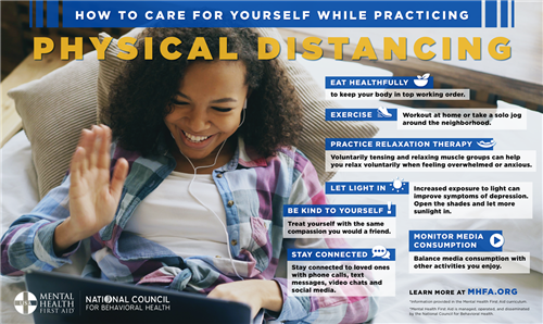 Physical Distancing from Mental Health First Aid 